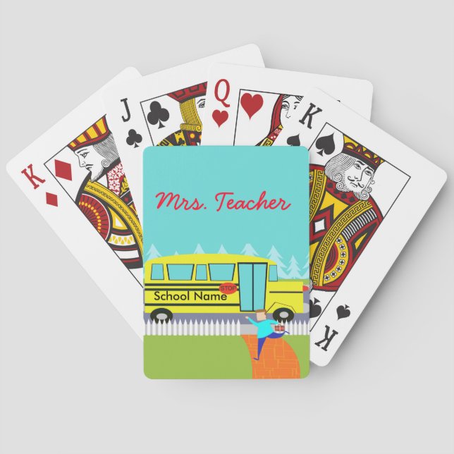 Baraja De Cartas Personalizable atrapando tarjetas para jugar en au (Reverso)