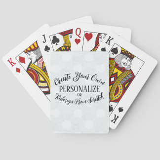 Baraja De Cartas Personalizable en blanco - Crea tu propio
