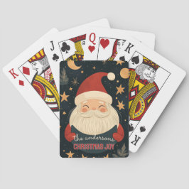 Baraja De Cartas Personalizable Feliz Santa