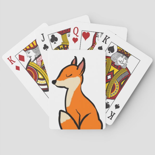 Baraja De Cartas Personalizable Fox (Reverso)
