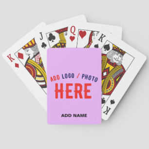 BARAJA DE CARTAS PERSONALIZABLE MODERNO ELEGANTE MAUVE VERIFICADO M