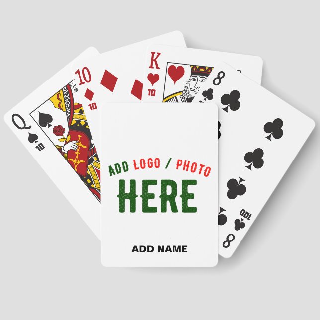BARAJA DE CARTAS PERSONALIZABLE MODERNO ESTILO BLANCO VERIFICADO MA (Reverso )
