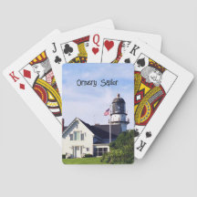 Personalización de foto de faro de Cape Elizabeth 