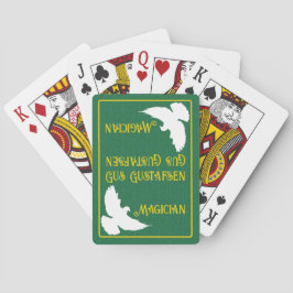Baraja De Cartas Personalización de las tarjetas de juego Magician 