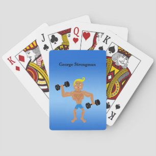 Baraja De Cartas Personalización masculina con estilo humorístico d