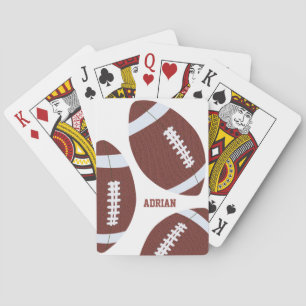Baraja De Cartas Personalizada la gridiron Ball de fútbol americano