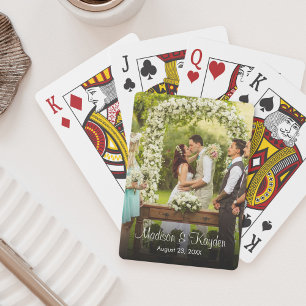 Baraja De Cartas Personalizado Boda de fotografía a favor del anive