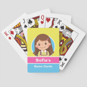 Baraja De Cartas Personalizado Cabello largo Personalizado