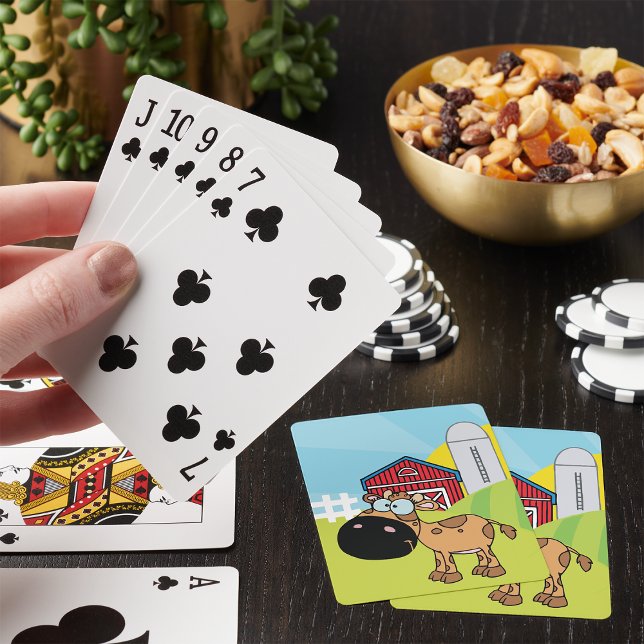 Baraja De Cartas Personalizado Calf En Una Granja (Subido por el creador)
