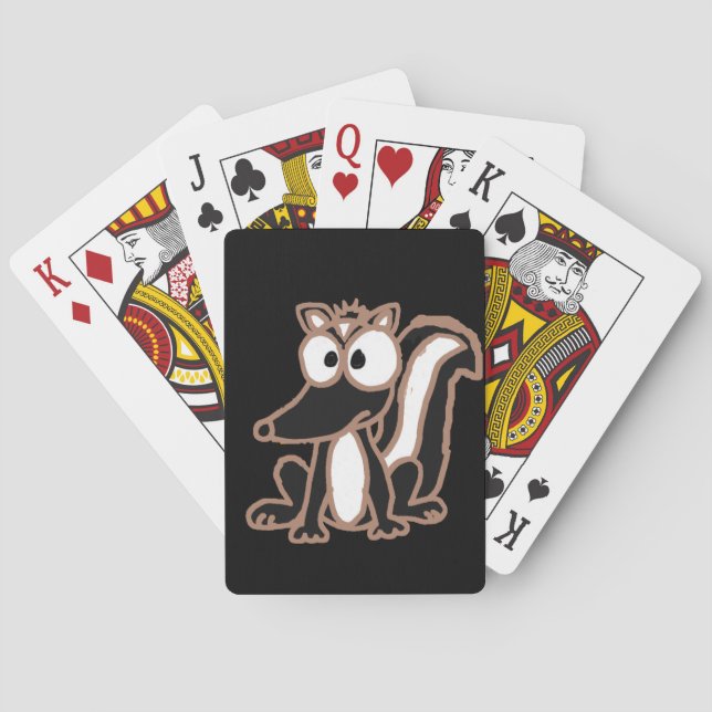 Baraja De Cartas PERSONALIZADO CB-Silly Skunk (Reverso)