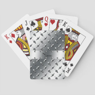 Baraja De Cartas Personalizado con su acero conocido de la placa