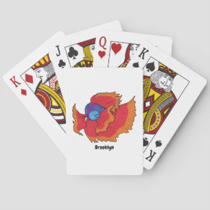 Baraja De Cartas Personalizado de betas de pescado de los cimbros