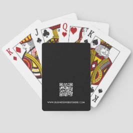 Baraja De Cartas Personalizado de CÓDIGO QR corporativo de LOGO com