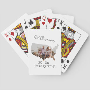 Baraja De Cartas Personalizado de EE. UU. Esquema de la familia de