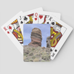 Baraja De Cartas Personalizado de El Teide jugando