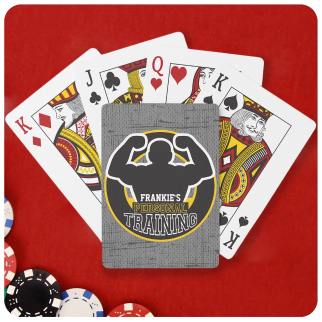 Baraja De Cartas Personalizado de fitness de entrenamiento de energ (Subido por el creador)