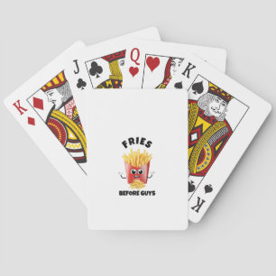 Baraja De Cartas Personalizado De Fries Franceses Cuidados Hoodie &