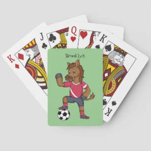 Baraja De Cartas Personalizado de fútbol divertido y divertido