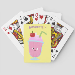 Baraja De Cartas Personalizado de helados de fresa de fresa