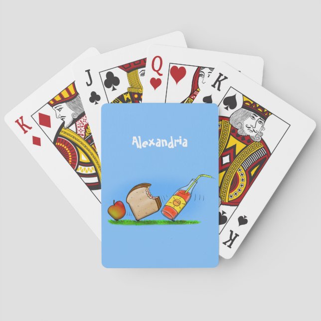 Baraja De Cartas Personalizado de hormigas divertidas (Reverso)