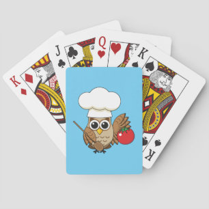 Baraja De Cartas Personalizado de Lechuza Cocina
