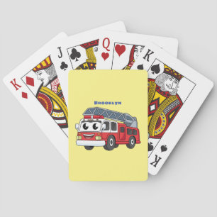 Baraja De Cartas Personalizado de motor de fuego alegre