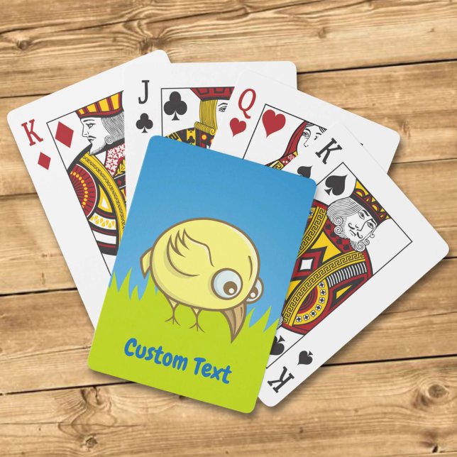 Baraja De Cartas Personalizado de pájaro amarillo (Subido por el creador)
