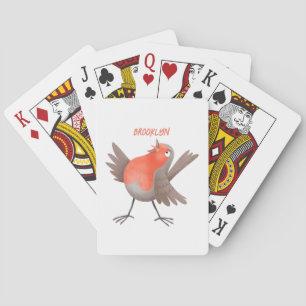 Baraja De Cartas Personalizado de pájaro de burro canto