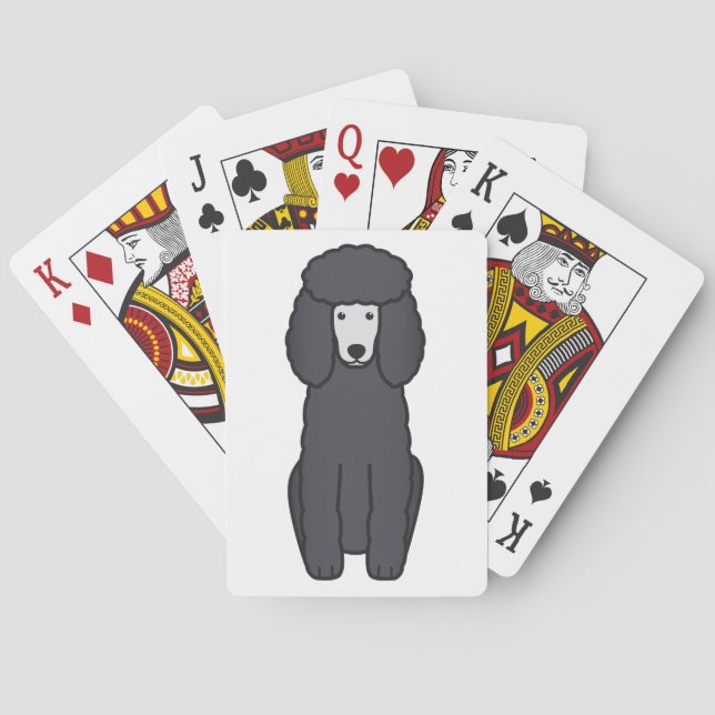 Baraja De Cartas Personalizado de perro canino (Reverso)