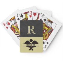 Personalizado de tipo de pelota Monograma Nombre i