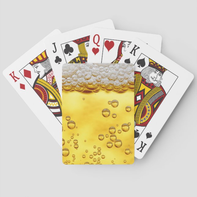 Baraja De Cartas Personalizado divertida jugando cerveza de tarjeta (Reverso)