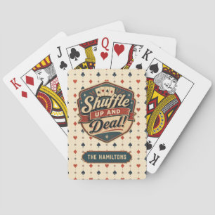 Baraja De Cartas Personalizado Divertido Elegante Vintage