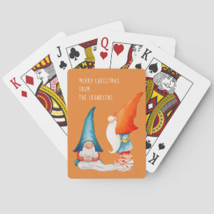 Baraja De Cartas Personalizado, dos Navidades elfos coloridos