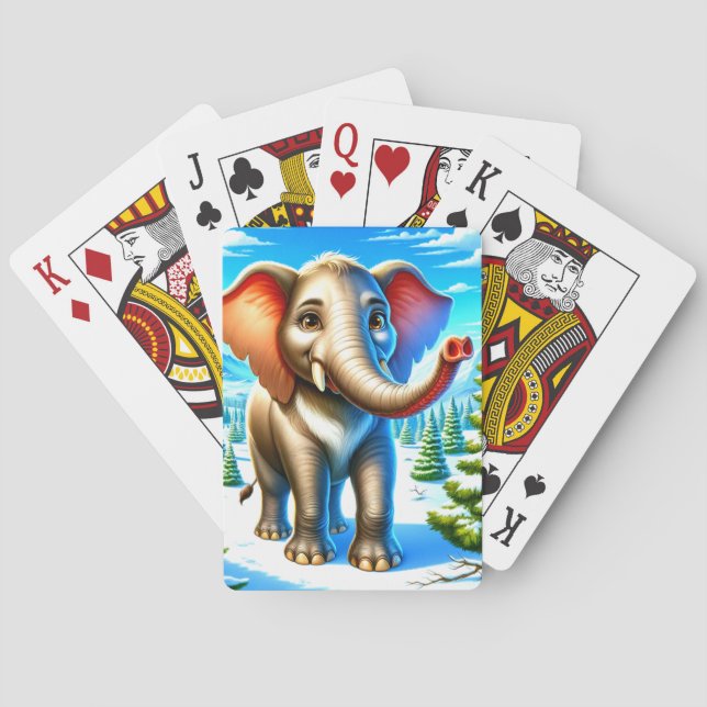 Baraja De Cartas Personalizado Elephant (Reverso)