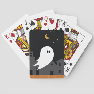 Baraja De Cartas Personalizado fantasmal de Halloween