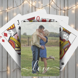 Baraja De Cartas Personalizado Foto Amor Texto Guión Cepillado Sobr