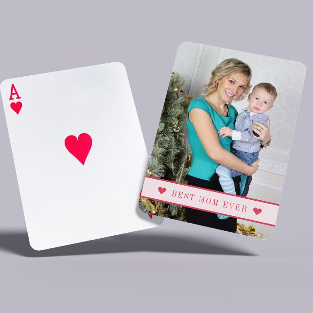 Baraja De Cartas Personalizado fotografía familia de texto personal (Subido por el creador)
