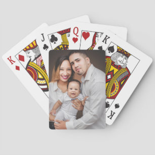 Baraja De Cartas Personalizado fotográfico familiar personalizado