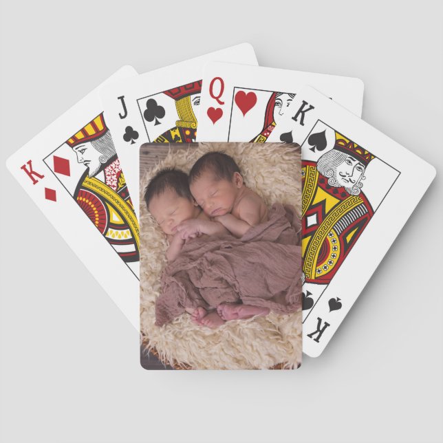 Baraja De Cartas Personalizado fotográfico personalizado  (Reverso)