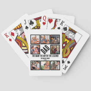 Baraja De Cartas Personalizado Funny Padres Día de papá Regalo 8 Co