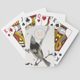 Baraja De Cartas PERSONALIZADO INICIAL JAPONÉS BIRD Classic