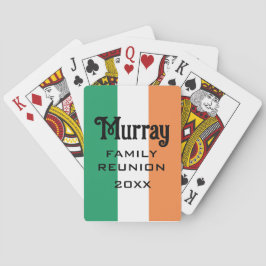 Baraja De Cartas Personalizado irlandés de apellidos