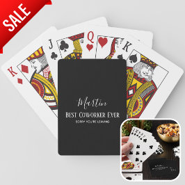 Baraja De Cartas Personalizado: Jefe de Coworker deja cita graciosa