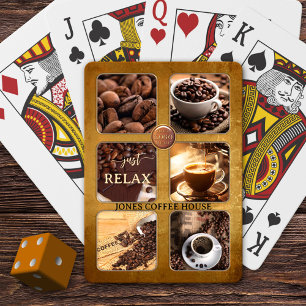 Baraja De Cartas Personalizado Photo Coffee House