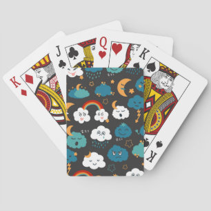 Baraja De Cartas Personalizado pronóstico meteorológico patrón sin
