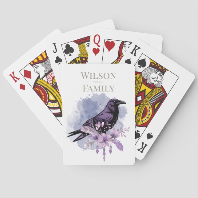Baraja De Cartas Personalizado Raven Personalizado (Reverso)