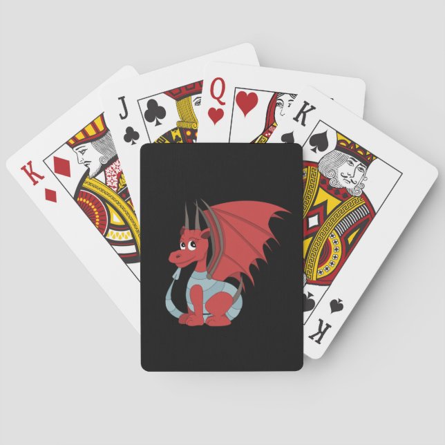 Baraja De Cartas Personalizado Red Dragon (Reverso)
