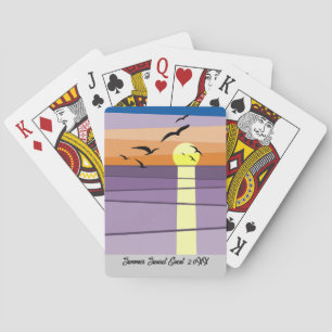Baraja De Cartas Personalizado Summer Sunset Event