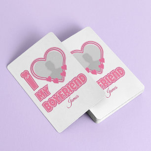 Baraja De Cartas Personalizado Te Amo Mi Novio – Agregar Foto y Nom