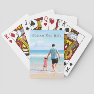 Baraja De Cartas Personalizado tus tarjetas de reproducción de foto